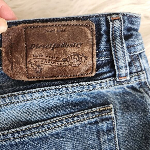 Diesel Waykee Regular Straight Men's Size W38 36x28 Button Fly 0806U - Picture 4 of 15